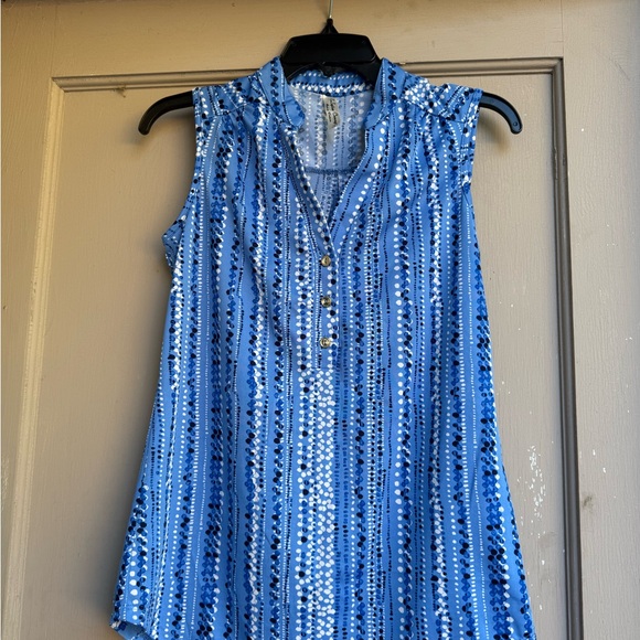 COPY - SELLING PERCEPTION CONCEPT TOP SIZE SMALL COLOR BLUE WITH BLUE AND WHITE… - Picture 11 of 11